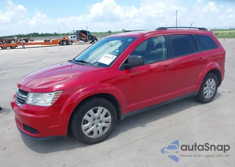 2018 Dodge Journey Se from USA, damaged, VIN 3C4PDCAB5JT347123